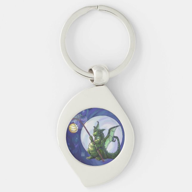 Dragon Watch Art Key Ring (Front)