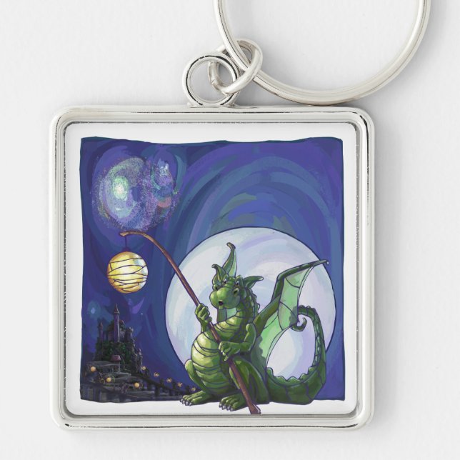 Dragon Watch Art Key Ring (Front)
