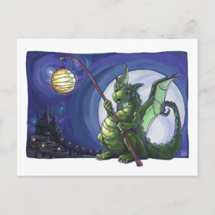 Dragon Watch Art Postcard