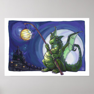 Dragon Watch Art Poster