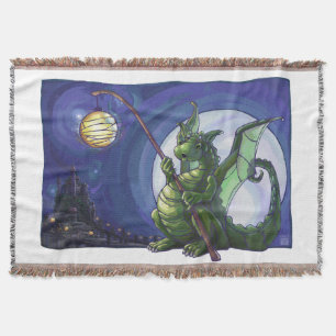 Dragon Watch Art Throw Blanket