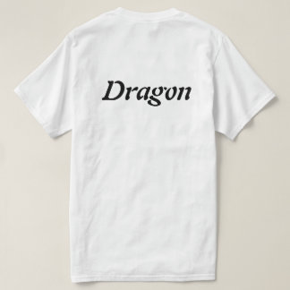 Dragon white Men T-shirt