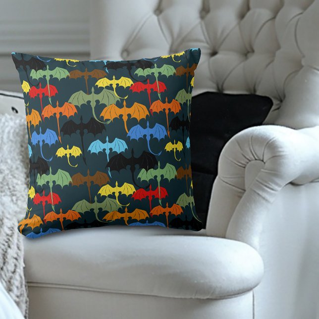  Dragon Wing Blue Flight Fantasy Cushion (Creator Uploaded)