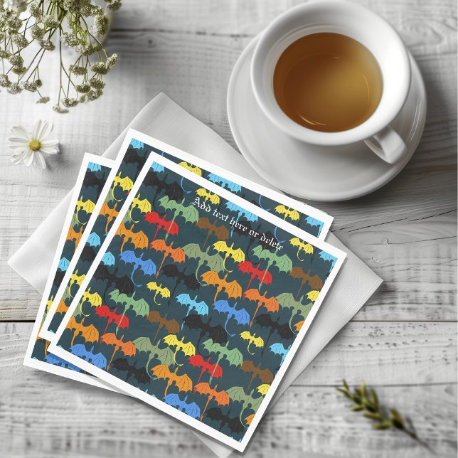  Dragon Wing Blue Flight Fantasy Napkin (Creator Uploaded)