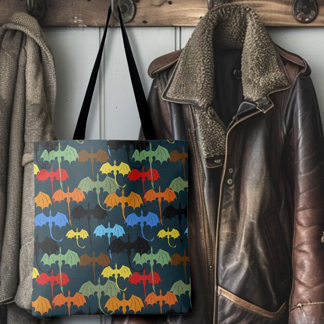  Dragon Wing Blue Flight Fantasy Tote Bag (Creator Uploaded)