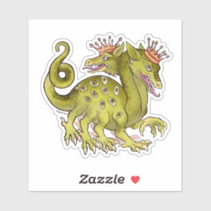 Dragon with eyes on its body Mediaeval