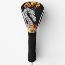 Dragon with fire Golf Head Cover like pros!