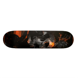 Dragon with Skull skateboard