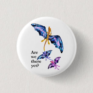 Dragon With Two Kids 3 Cm Round Badge