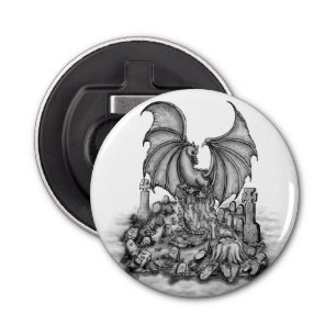 Dragon with Zombie Bottle Opener