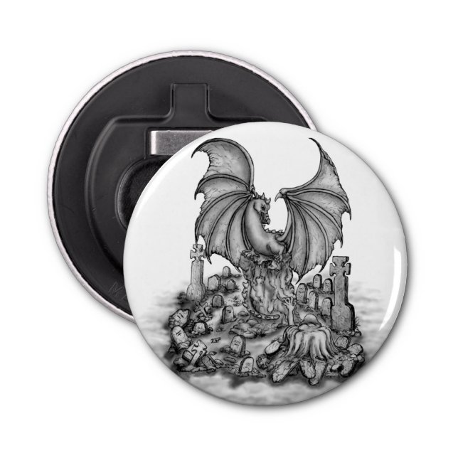 Dragon with Zombie Bottle Opener (Front)