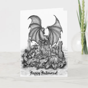 Dragon with Zombie Card