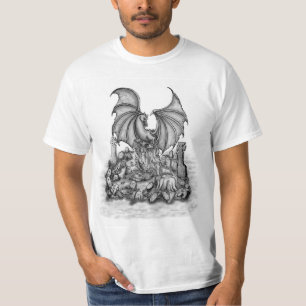 Dragon with Zombie T-Shirt