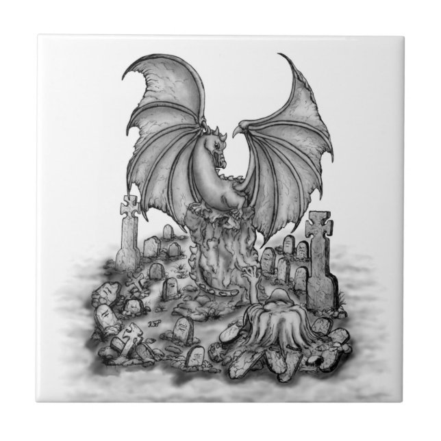 Dragon with Zombie Tile (Front)
