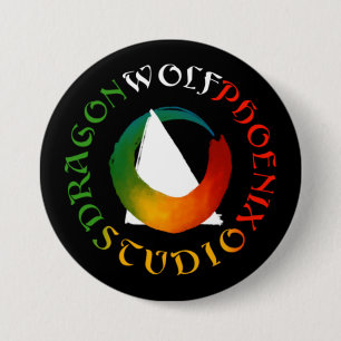 Dragon Wolf Phoenix Studio Button