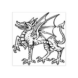 Dragon Wood Art Stamp