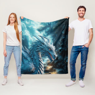 Dragon World Fleece Blanket