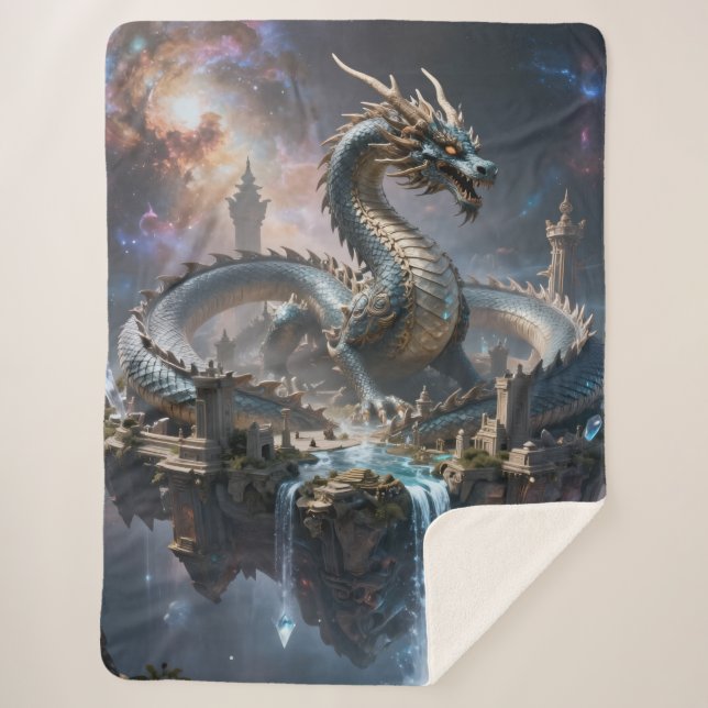 Dragon World – The Realm of Fire and Magic´2 Sherpa Blanket (Front)