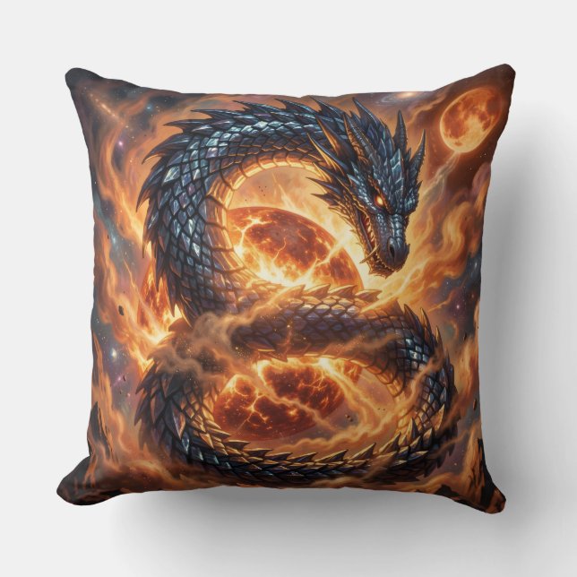 Dragon World – The Realm of Fire and Magic´4 Cushion (Front)