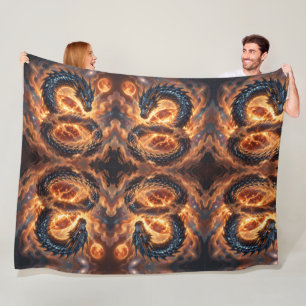 Dragon World – The Realm of Fire and Magic´4 Fleece Blanket