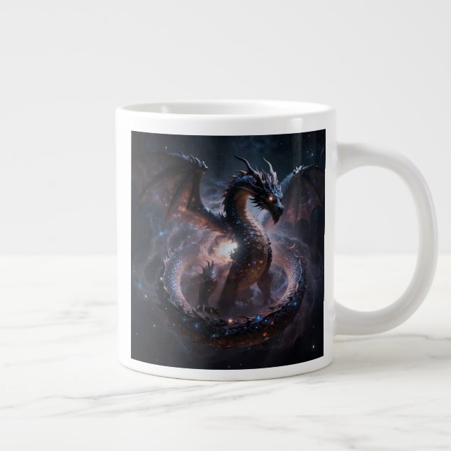 Dragon World – The Realm of Fire and Magic Large Coffee Mug (Right)