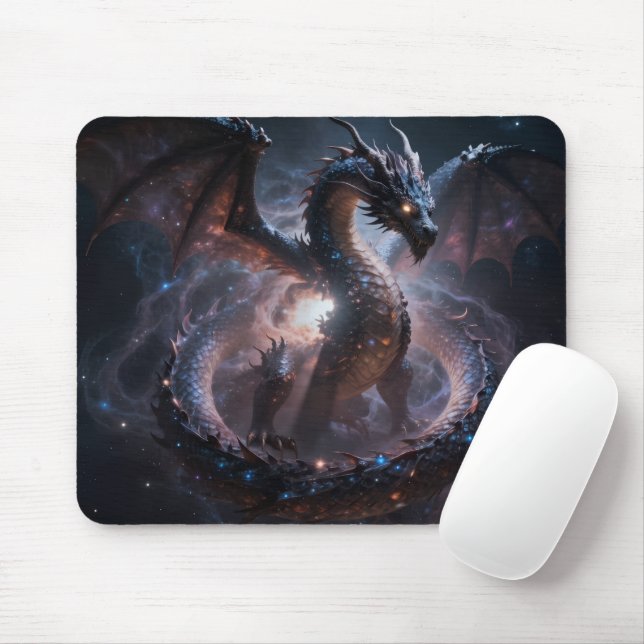 Dragon World – The Realm of Fire and Magic Mouse Mat (With Mouse)