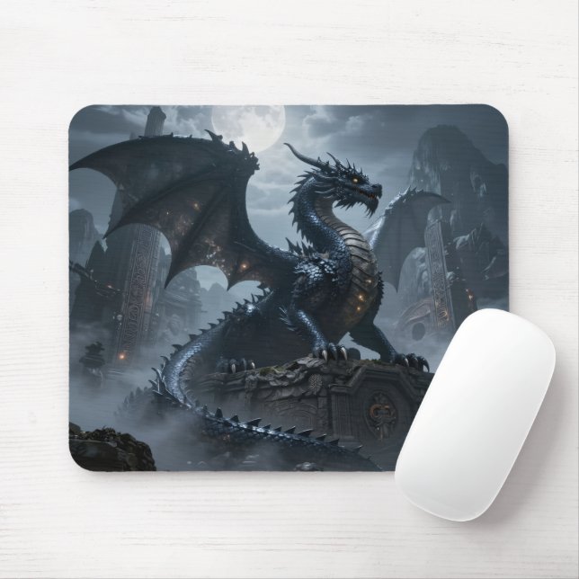 Dragon World – The Realm of Fire and Magic Mouse Mat (With Mouse)