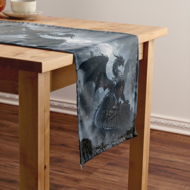 Dragon World – The Realm of Fire and Magic Short Table Runner (In Situ)