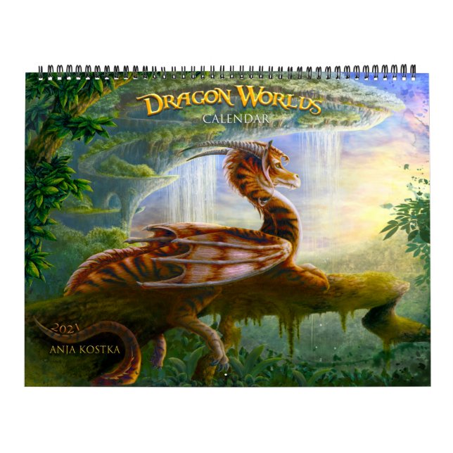 Dragon Worlds Calendar 2021 Calendar (Cover)