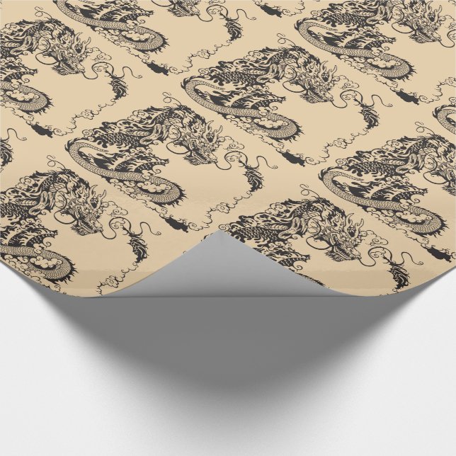 dragon wrapping paper (Corner)