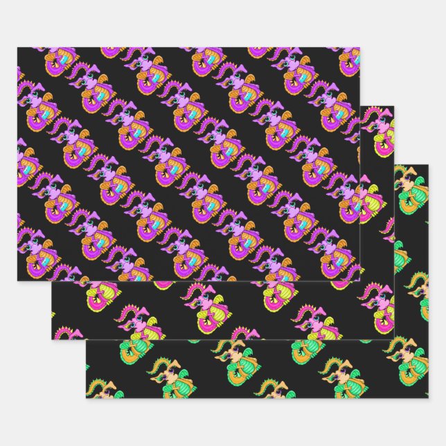 Dragon Wrapping Paper Set (Set)