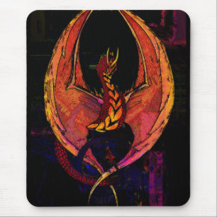 Dragon,Wyvern, Fantasy Dragon, Mythical Creature Mouse Mat