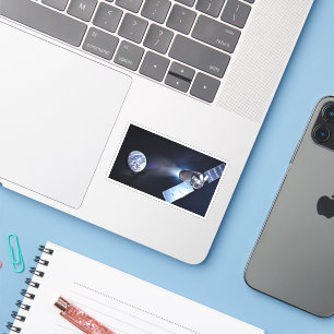 Dragon Xl Spacecraft With Planet Earth In Distance