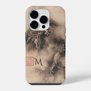 Dragon Year Chinese Zodiac sign Monogram Iphone C 14 Pro Case