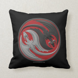 Dragon Yin-Yang Cushion