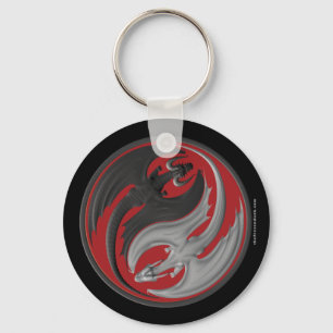 Dragon Yin-Yang Key Ring