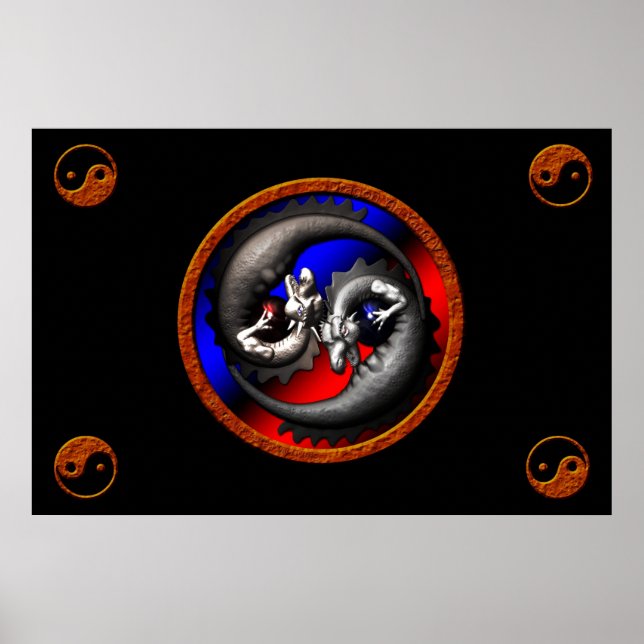 Dragon Yin-Yang Poster (Front)