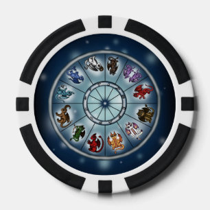 Dragon Zodiacsigns poker chips