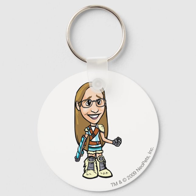 Dragona Terror Mountain Staff Player Key Ring (Front)