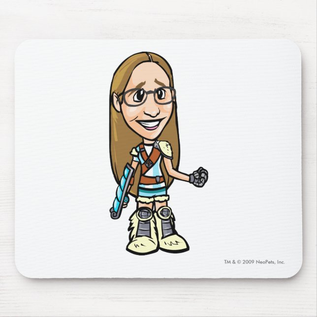 Dragona Terror Mountain Staff Player Mouse Mat (Front)