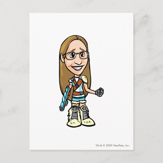 Dragona Terror Mountain Staff Player Postcard (Front)