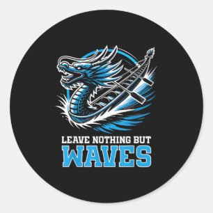 Dragonboat Dragon Boat Racing Dragon Boat Festival Classic Round Sticker