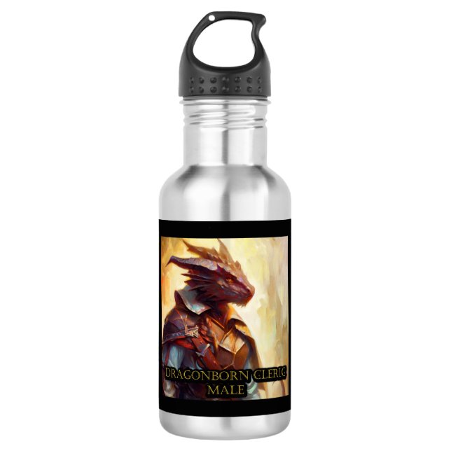 Dragonborn Cleric Male 532 Ml Water Bottle (Front)