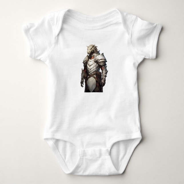 Dragonborn Paladin Baby Bodysuit (Front)