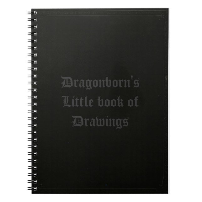 Dragonborn's little book of drawings (Front)