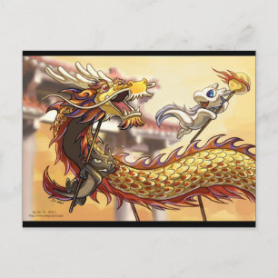 Dragonbros Chinese new year Postcard
