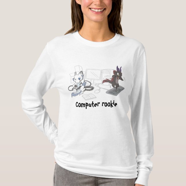 DragonBros Computer rookie T-Shirt (Front)