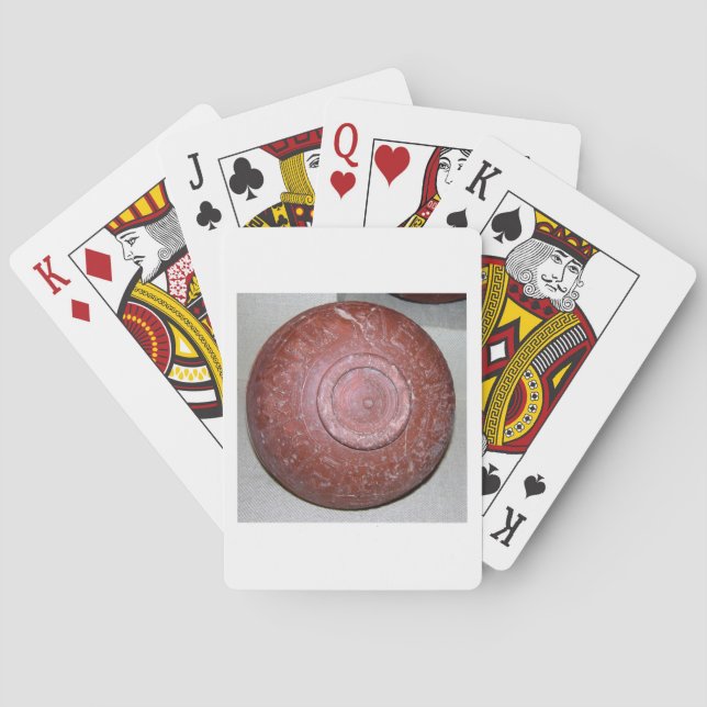 Dragondorff cup, c.150 BC (pottery) Playing Cards (Back)