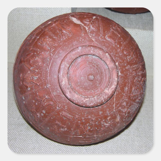Dragondorff cup, c.150 BC (pottery) Square Sticker (Front)