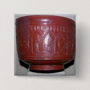 Dragondorff cup, from Graufesenque, c.150 BC (terr 15 Cm Square Badge